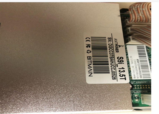 Bitmain Antマイナー S9i 13.5 TH/S Asic ビットコイン抗夫は1405Wを使用した