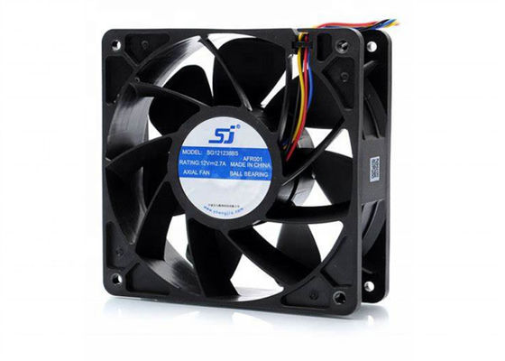 軸高速冷却ファン、SG121238BS 2.7A S7 S9サーバー棚の冷却ファン250g