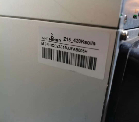 Bitmain Antminer Z15 ZEC抗夫機械によって使用される420Ksol/S 1510W